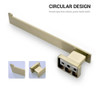 Set De 4 Accesorios Para Baño Dorado Cepillado Trustmi -8bh 5