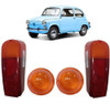 Kit Lentes Faros Fiat 600 0