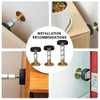 Tope De Cama Respaldo Para Anular Movimientos De 30-68mm 4u 7