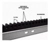 Kit 3 Cremalleras Light Seg Módulo 4 Por 3 Mtr Negro Seg Ppa 3
