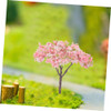 Artibetter 8 Piezas Árbol Flor Cerezo Imitación Miniatura, Y 1