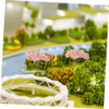 Artibetter 8 Piezas Árbol Flor Cerezo Imitación Miniatura, Y 4