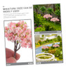 Artibetter 8 Piezas Árbol Flor Cerezo Imitación Miniatura, Y 5