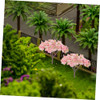 Artibetter 8 Piezas Árbol Flor Cerezo Imitación Miniatura, Y 7