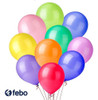 Globos 9 Pulgadas Colores Surtidos X 25 Unidades Febo 1