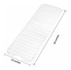 Alfombra Para Ducha Antideslizable  Xl 40x100cm/ Blanco 3