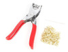 Pinza Ojalilladora Artesanias Tarjeteria Cuero + Ojalillos 3