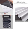 Cuero Autoadhesivo Para Reparar Muebles 43x200cm Blanco 1