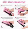 Pistola De Grapas Inalámbrica Rosa, Pistola De 5