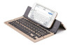 Novt Teclado Inalámbrico Plegable Bluetooth Con Soporte Para 2