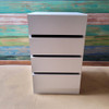 Cajonera Todo En Blanco 4 Cajones 75x45x45 Interior Placard 3