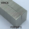 10 Imanes De Neodimio 20x10x1 Mm Rectangular Ultra Potente 1