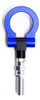 Gancho Remolque Tow Hook Universal Plegable Competición Azul 2
