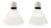 Kit De Badminton Sixzero Par De Raqueta Funda Plumas 3