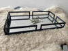 Bandeja Espejada Metálica Negra Rectangular 2