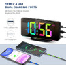 Reloj Despertador Digital, Reloj Digital Led Grande Para Dor 4