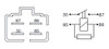 Rele Interruptor Simple Reemplazo Mitsubishi Mr224839 Dze 1