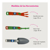 Kit Herramientas De Jardin 3 Piezas Plástico Resistente 4