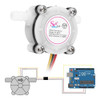 Caudalimetro Sensor Flujo 03 A 6lmin F-s401 Desarrollo 2