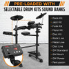 Pyle 8-piece Electronic Drum Set Professional Electric Drumm 1