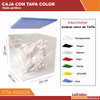 Caja Acril Con Tapa, Vitrina/contenedor Cta-202020 1