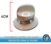 Juego Perillas X5 Cocina Longvie 6mm Blanca Hll/hno 1