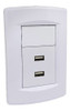 Llave De Luz Modulo Armado Usb Para Celular Blanco Sica Life 0
