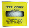 Pelota De Golf Explosiva  Chasco 0