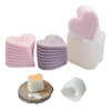 Molde De Silicona Corazon Para Velas, Resina 0