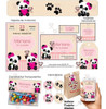 Kit Imprimible Osito Panda Mod 2 Editable 2