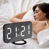 Reloj Despertador Digital Led Con 2 Puertos De Carga Usb 1