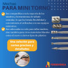 Fresas Mini Torno Multiproposito Madera Minitorno X6 Pcs 3
