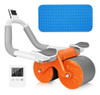 Rodillo Pro Abdominal Soporte Codo C/pantalla Ejercicios Gym 0