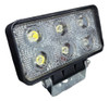 Faro Barra Led Auxiliar Rectangular 18w 6 Led Luz Blanca 1