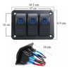 Tablero 3 Teclas Led 12v Náutico Para Embarcaciones 2
