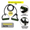 Kit Entrenamiento Rueda Ab + Banda Manijas + Banda Circular 4