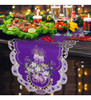Camino De Mesa Morado Bordado Simhomsen Para Decoraciones Na 2