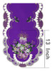 Camino De Mesa Morado Bordado Simhomsen Para Decoraciones Na 4