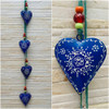 Movil Tira 4 Corazones Importados India Metal Pintado 3