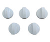 Juego 5 Perillas Longvie 2022 Modelo Actual 6mm Blanca 0