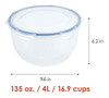 Locknlock Easy Essentials Tapas De Almacenamiento De Aliment 1