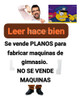 Plano Maquina De Gym, Sentadilla Sissy. 1