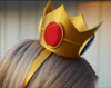 Vincha Corona + Prendedor Princesa Peach - Mario 3