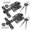 Cerradura De Seguridad Puerta Cerrojo  Combinacion X2..! 0