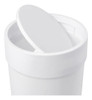 Papelera C/tapa Blanca 6l Touch 2