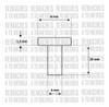 Remache Hierro Macizo 4 X 25 Mm Golpe Macizo X 50 Unid 2