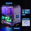 Pironman Mini Pc Case Para Raspberry Pi - Carcasa De Torre D 2