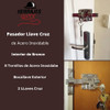 Cerradura Porton Corredizo Pasador Cerrojo Combinacion X3.!! 1