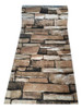 Papel Adhesivo Empapelar Marrón Piedra Rustica 5