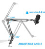 At2020 Mic Boom Arm Con Pantalla De Viento De Espuma, 1